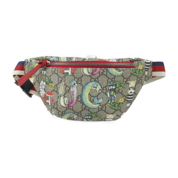 Gucci Yuko Higuchi GG Supreme Children's Handbag 605614 Red Multicolor